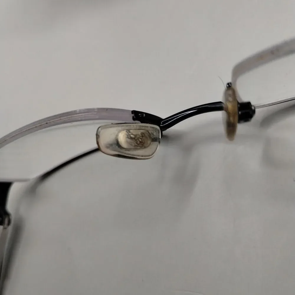 Burberry Black Glasses Half Rim Glasses Frames. With Prescription Lenses